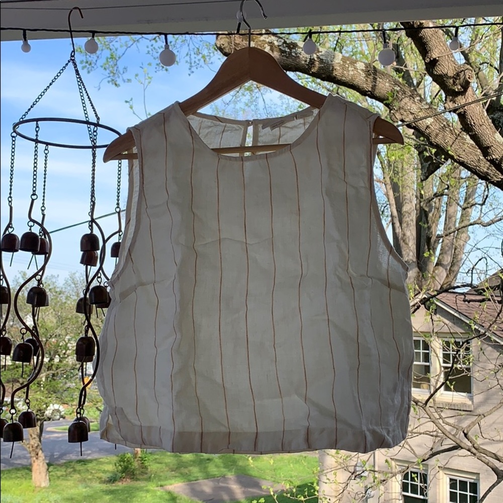 Light weight linen tank